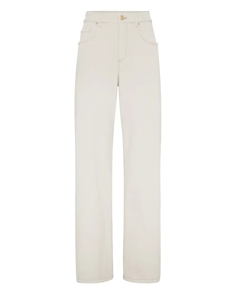 Brunello Cucinelli Jeans mit geradem Bein - Nude Nude