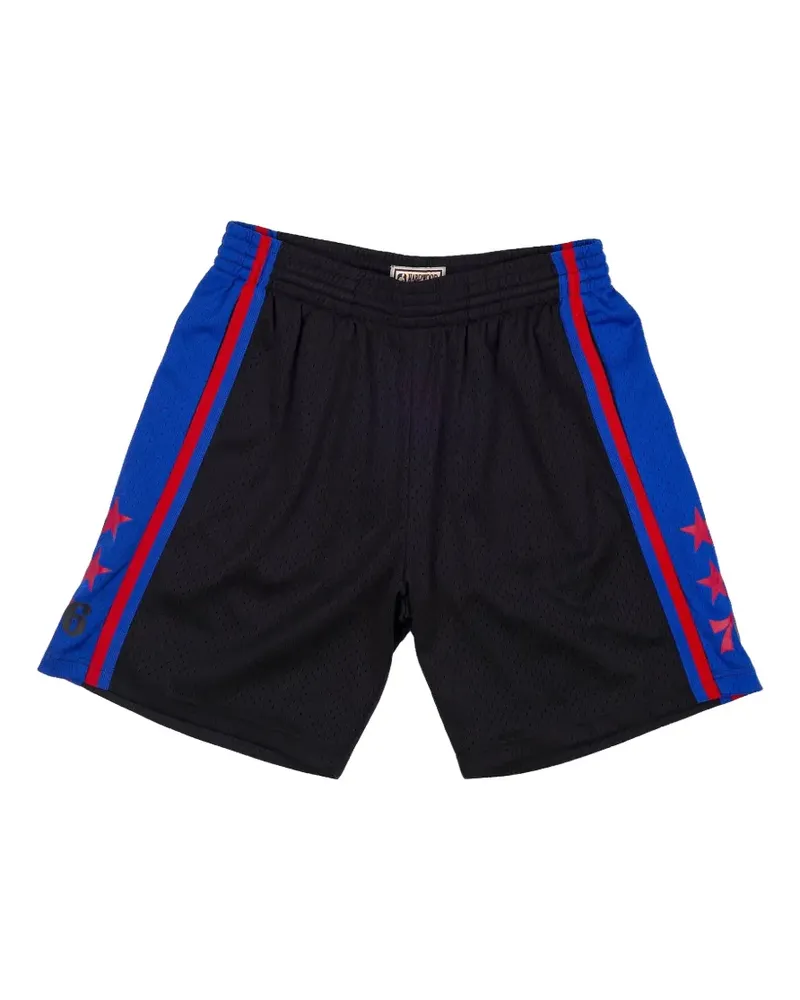 Mitchell & Ness x NBA 1976 Philadelphia 76ers Shorts - Schwarz Schwarz