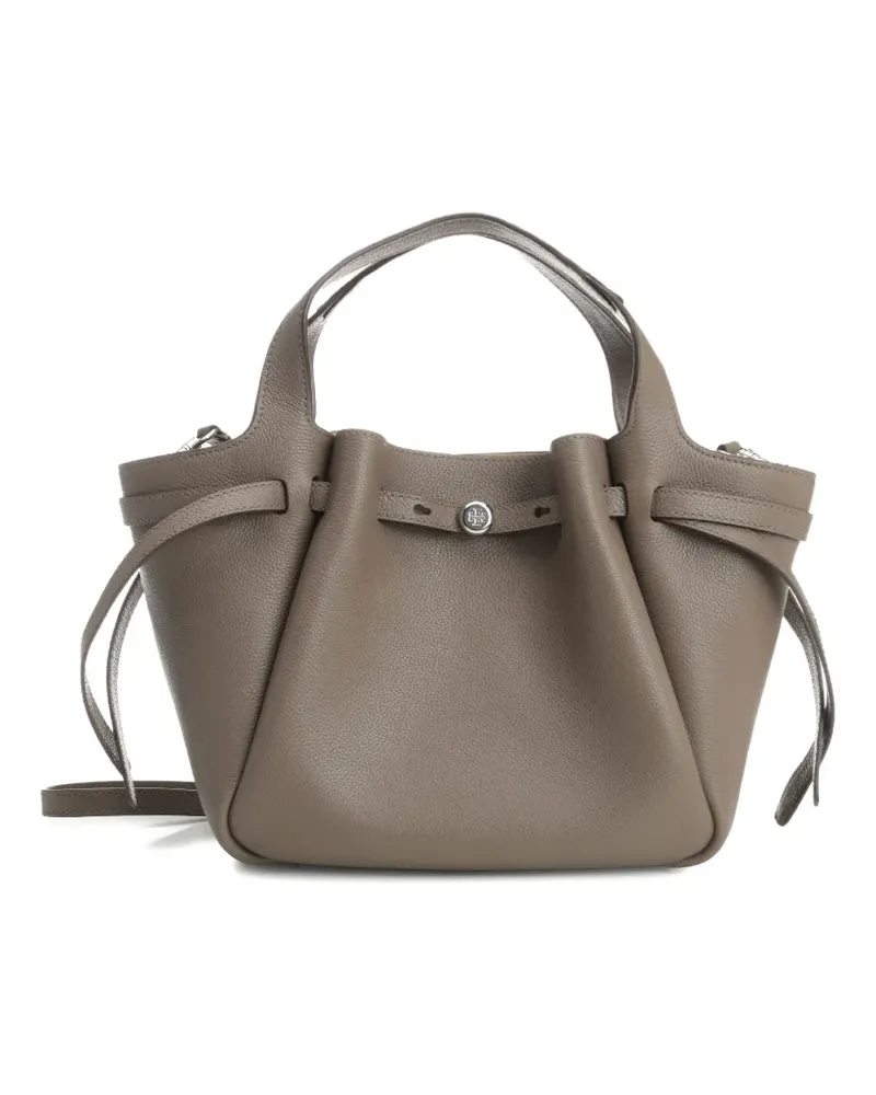 Tory Burch Strukturierte Romy Satchel-Tasche - Braun Braun