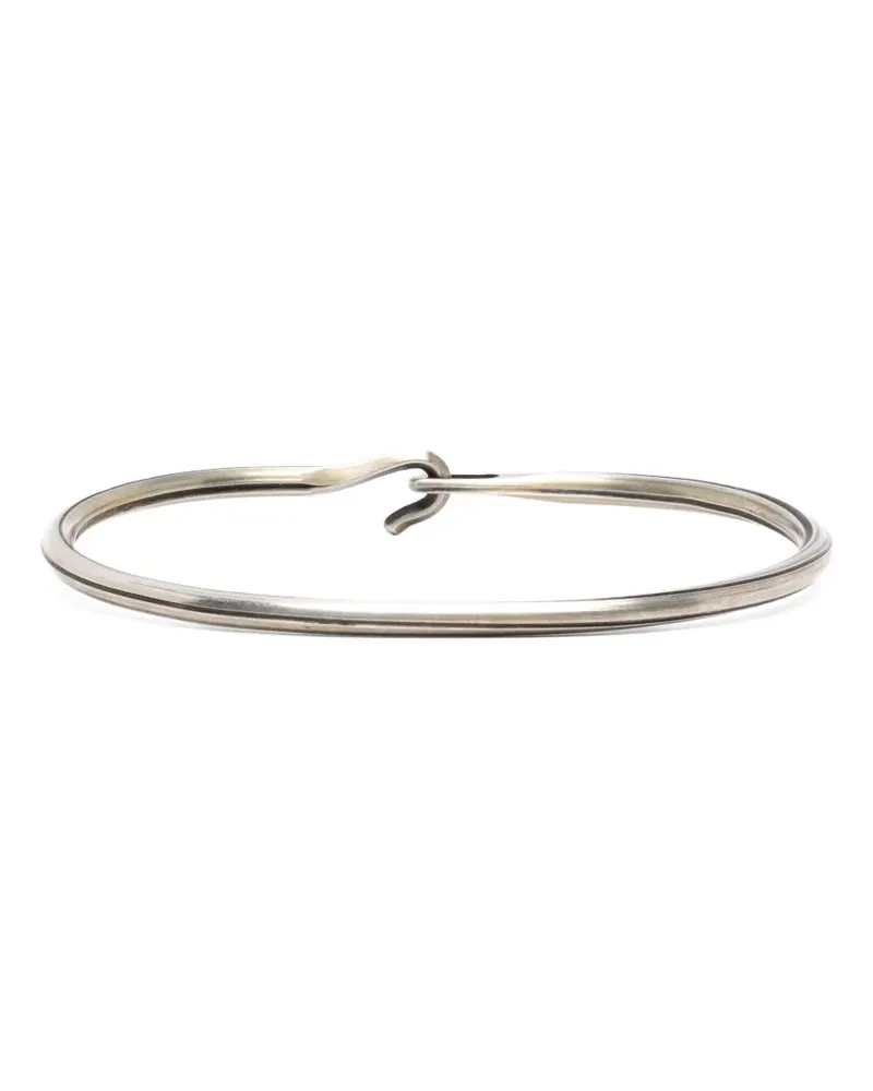 WERKSTATT:MÜNCHEN side hook-fastening bracelet - Silber Silber