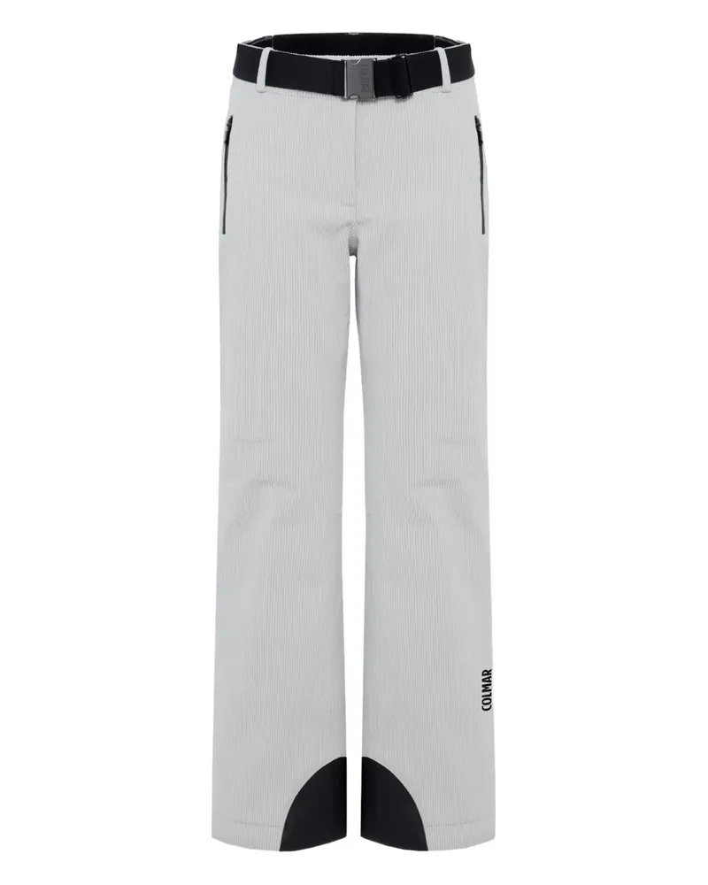 Colmar Gestreifte Skihose mit Gürtel - Grau Grau