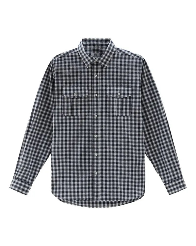 Woolrich Hemd mit Check - Blau Blau