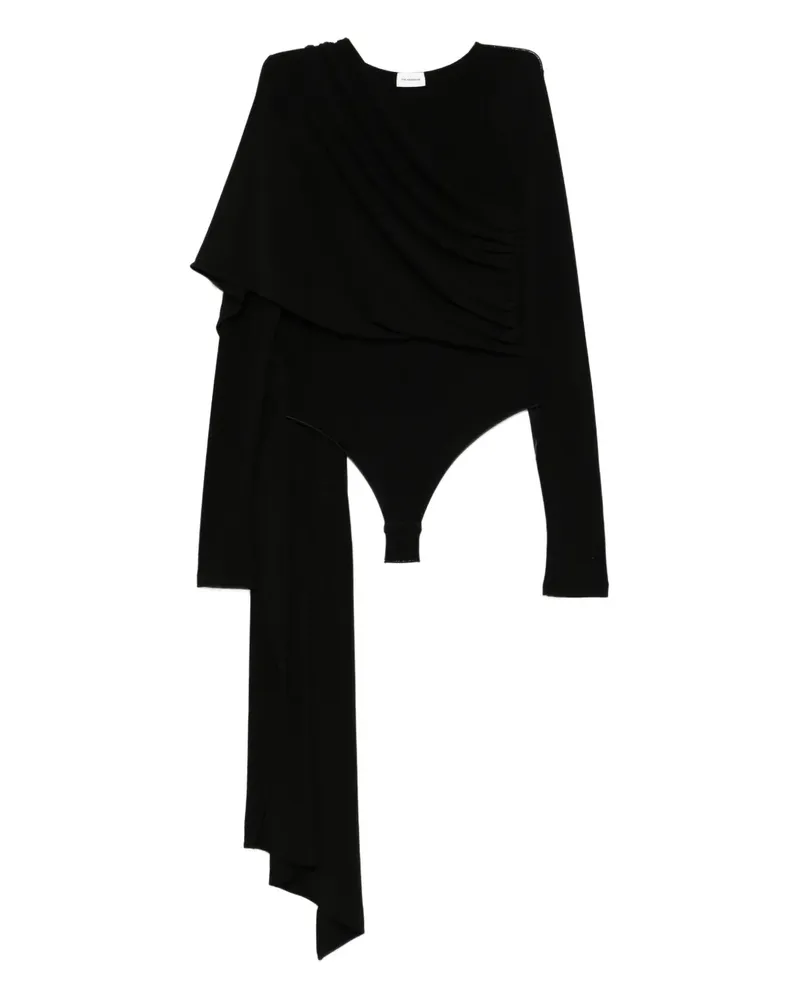 ANDAMANE Drapierter Body - Schwarz Schwarz