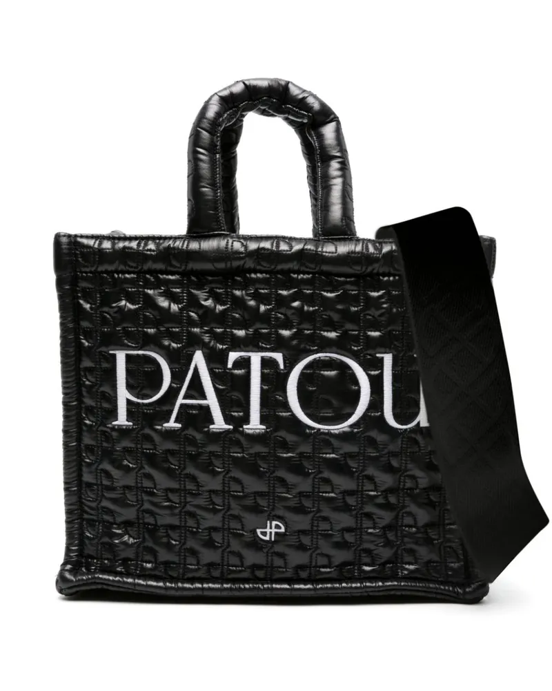 Patou Gesteppte Handtasche Schwarz