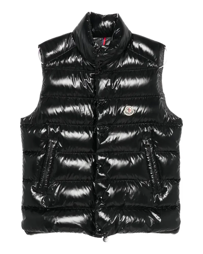 Moncler Gesteppte Tibb Weste - Schwarz Schwarz