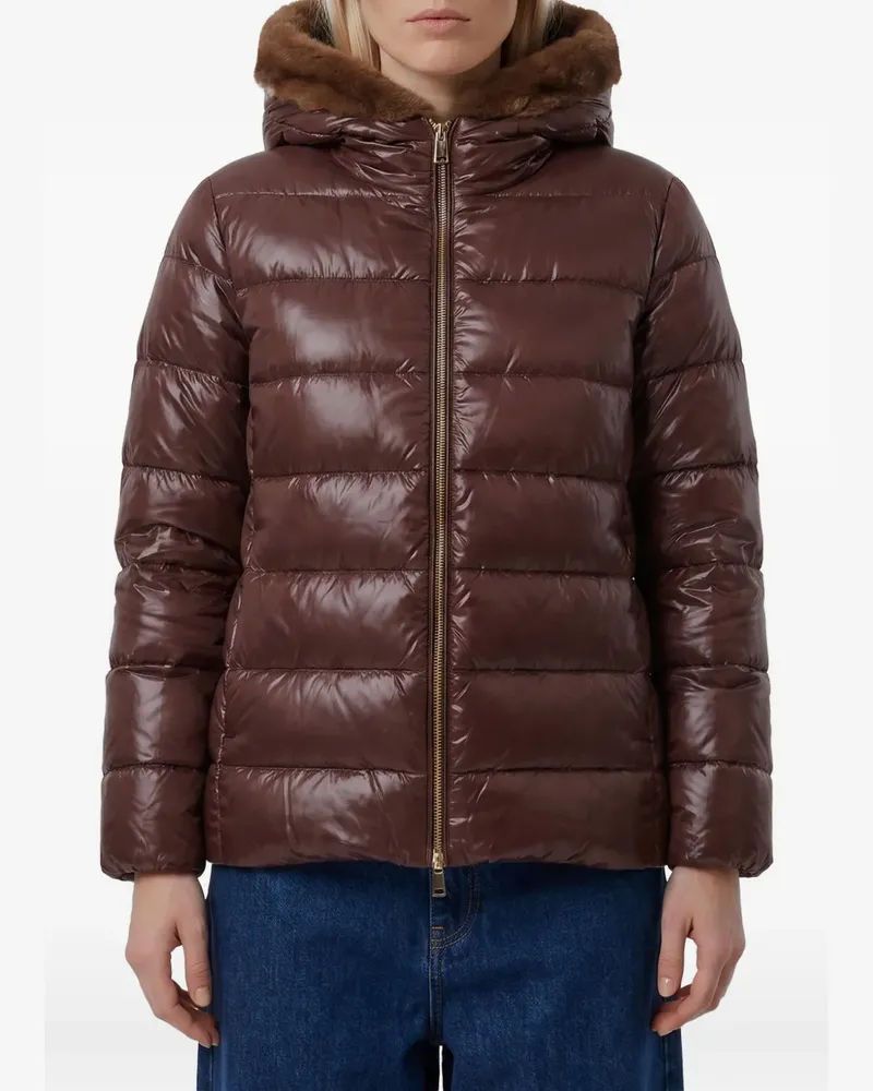 Herno quilted faux-fur jacket - Braun Braun