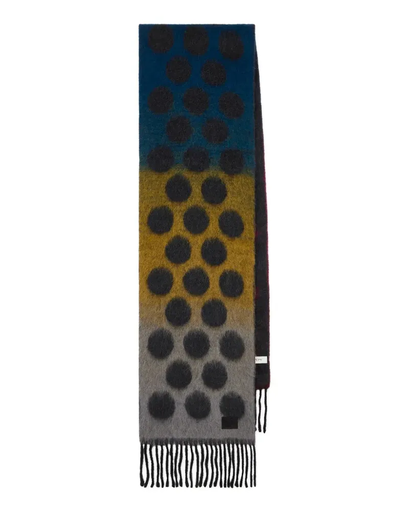 Paul Smith Schal mit Polka Dots - Violett Violett