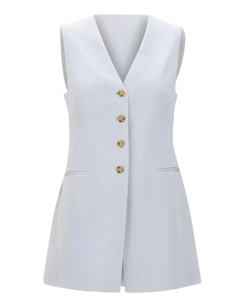 HUGO BOSS tailored V-neck vest - Blau Blau