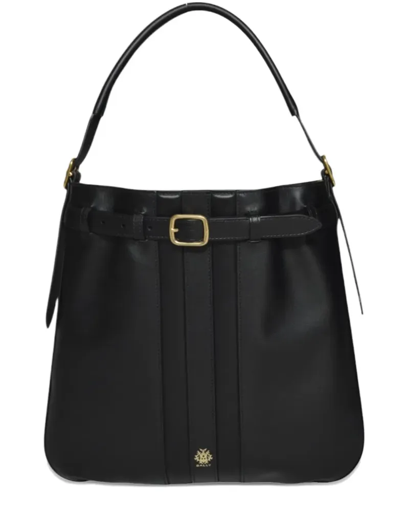 Bally Beckett Schultertasche - Schwarz Schwarz