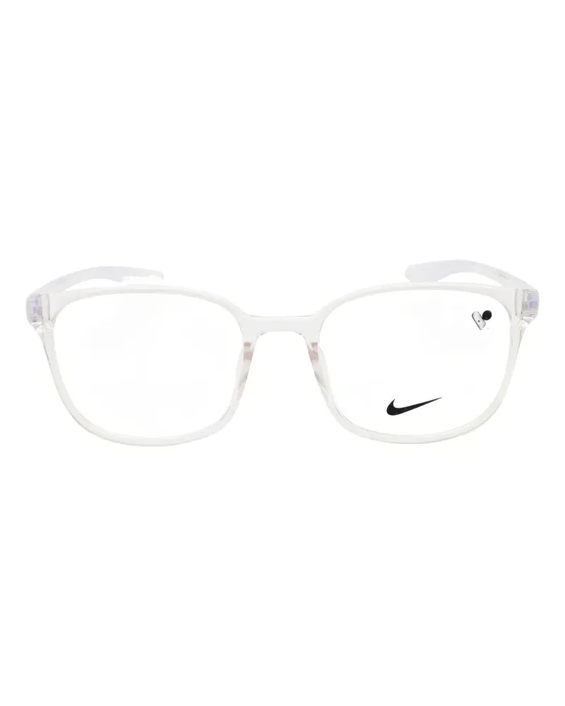 Nike Brille mit rundem Gestell - Weiß Weiß