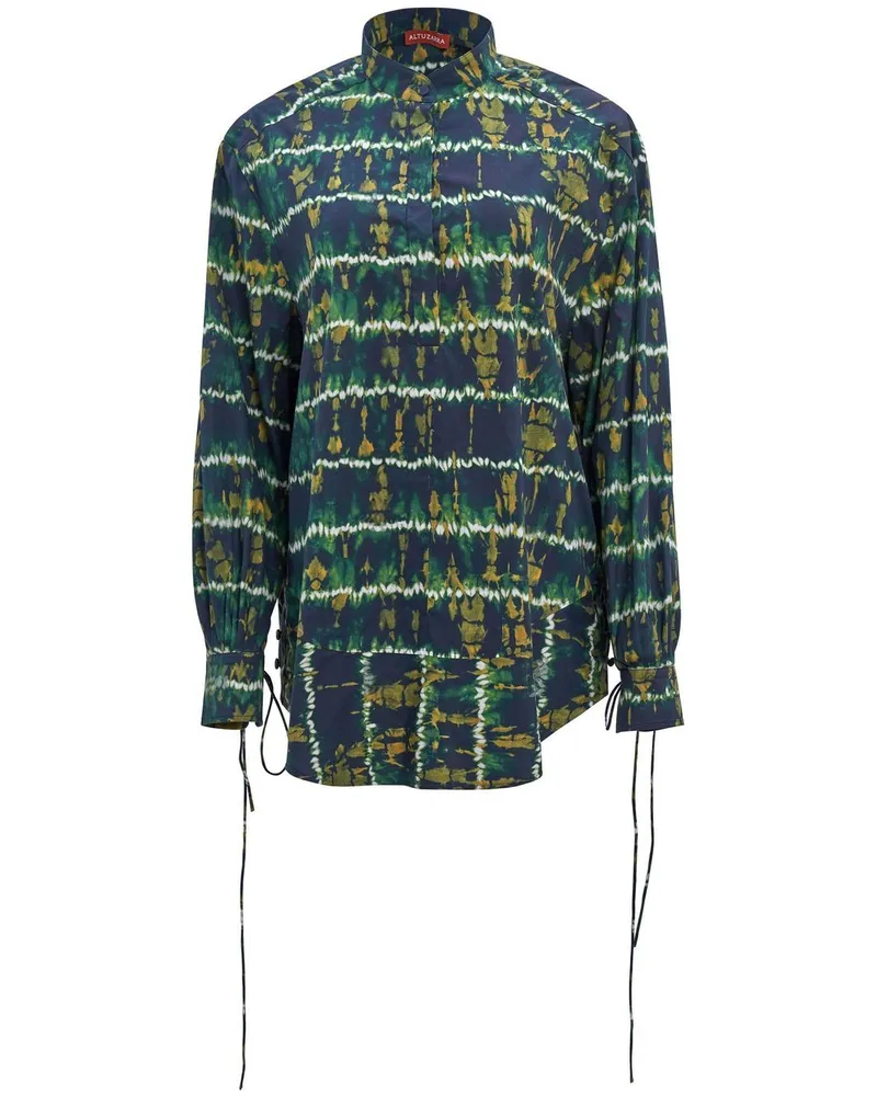 Altuzarra Langarmshirt mit Schnürung - Grün Grün
