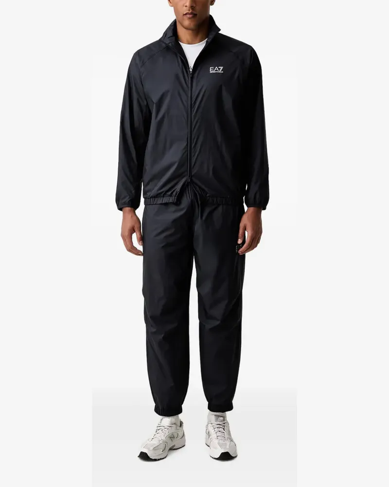 EA7 Jogginganzug mit Logo-Print - Blau Blau