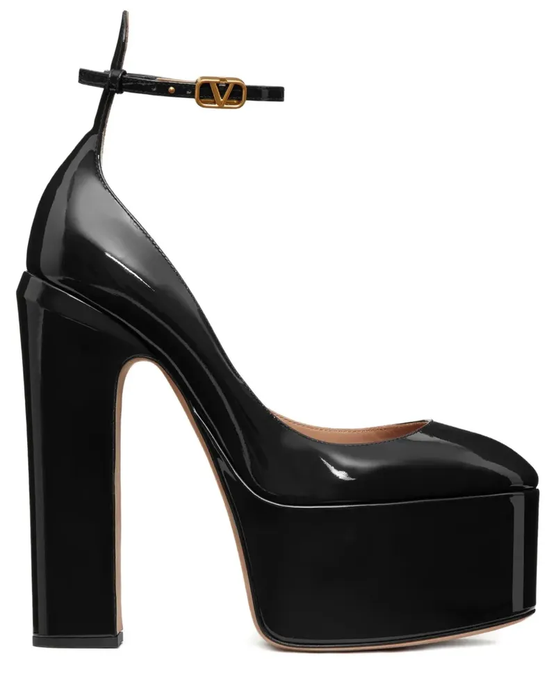 Valentino Garavani Tan-Go Plateau-Pumps 155mm - Schwarz Schwarz