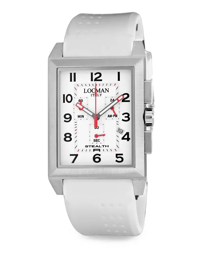 Locman Classic 50mm watch - Weiß Weiß
