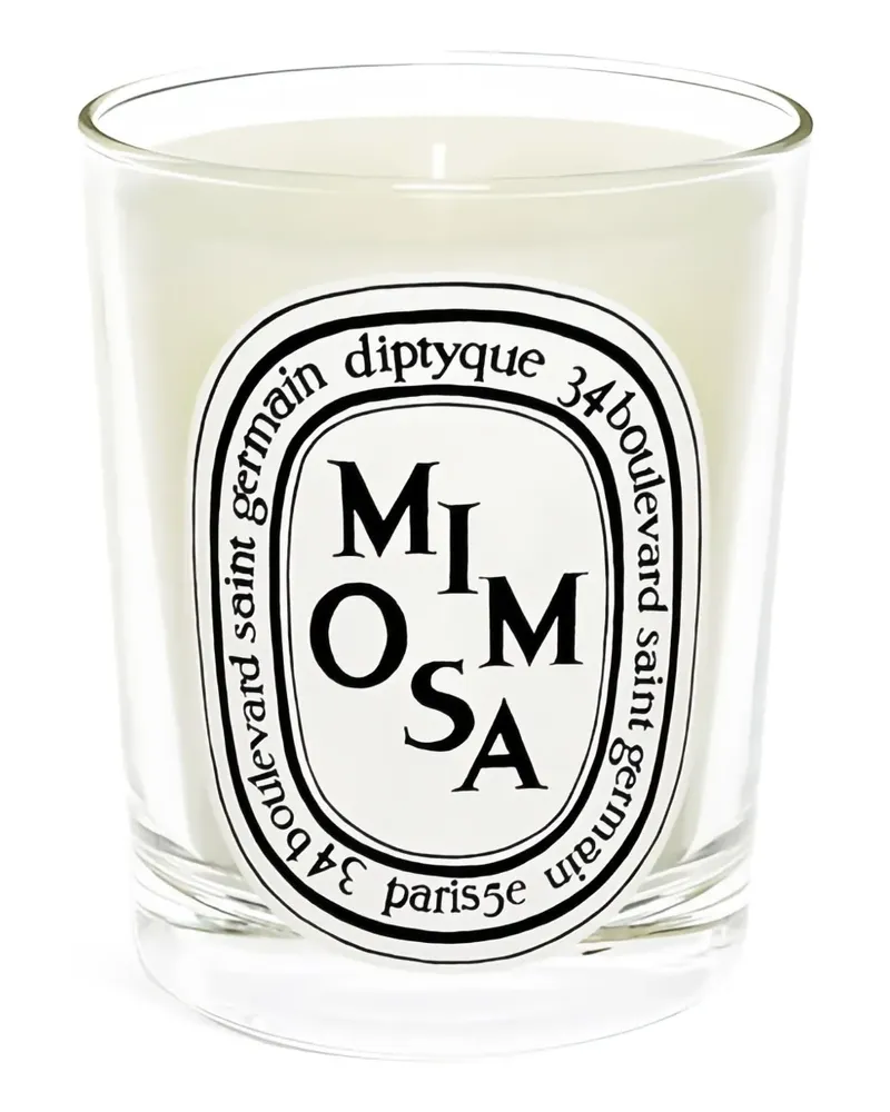 Diptyque Mimosa Kerze im Classic-Model-Design (190g) - Weiß Weiß