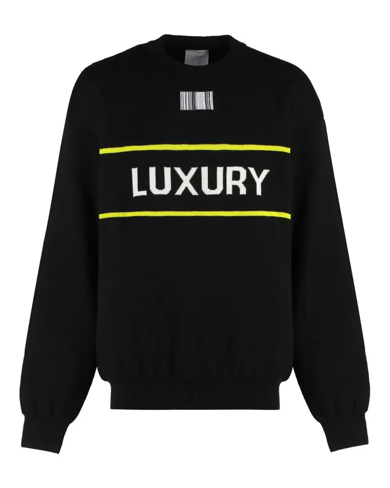 VETEMENTS Pullover aus Merinowolle - Schwarz Schwarz