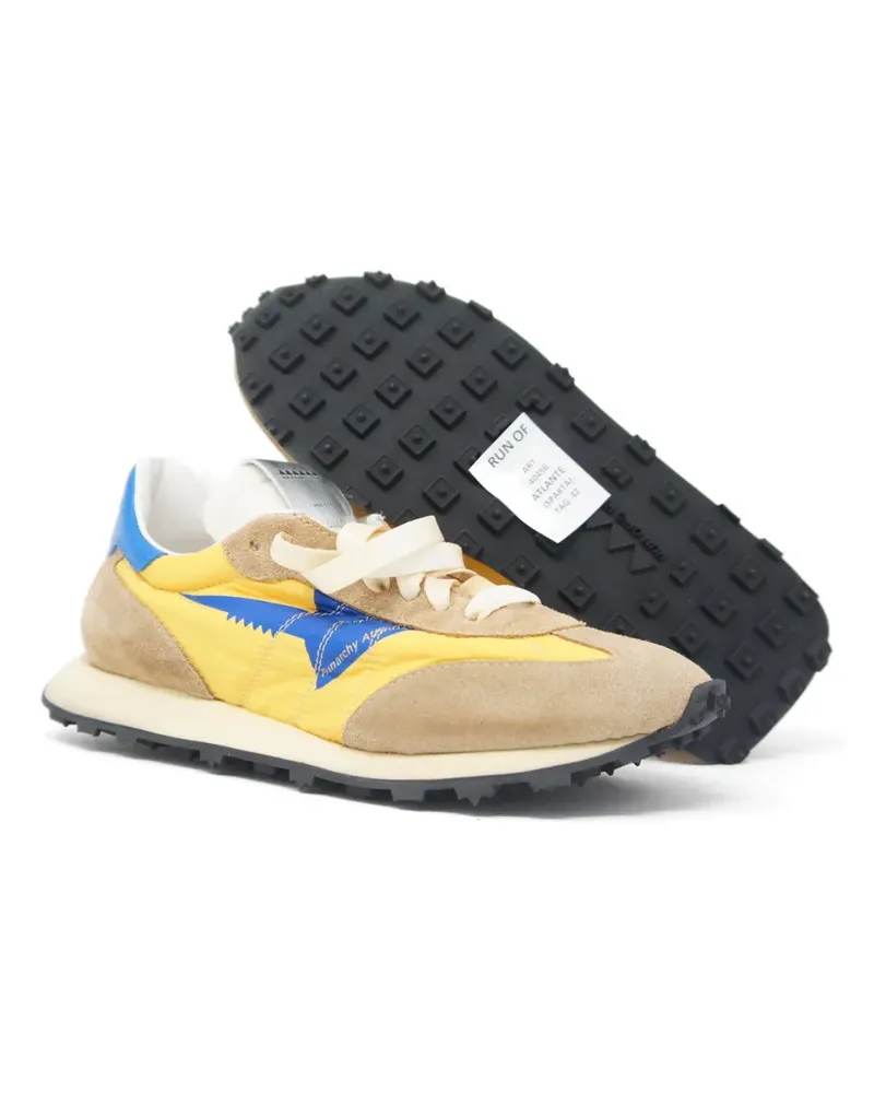 RUN OF Sneakers mit Einsätzen - Gelb Gelb