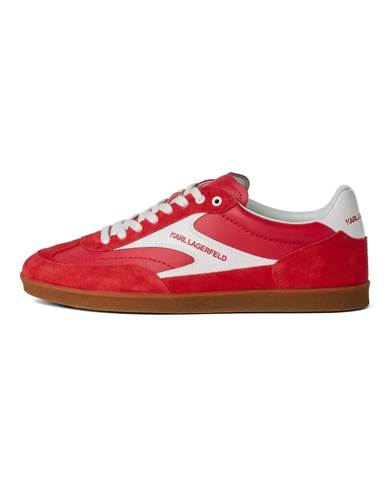 Karl Lagerfeld Kandidate Sneakers aus Leder - Rot Rot