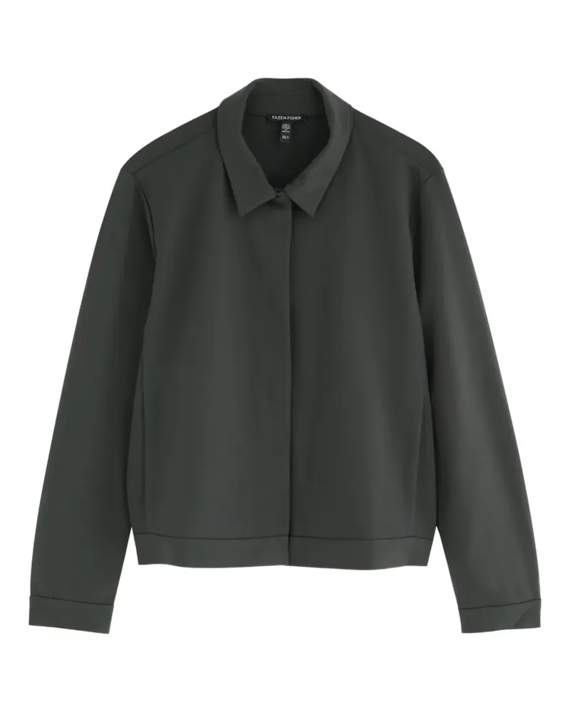 Eileen Fisher zip-up shirt jacket - Grau Grau
