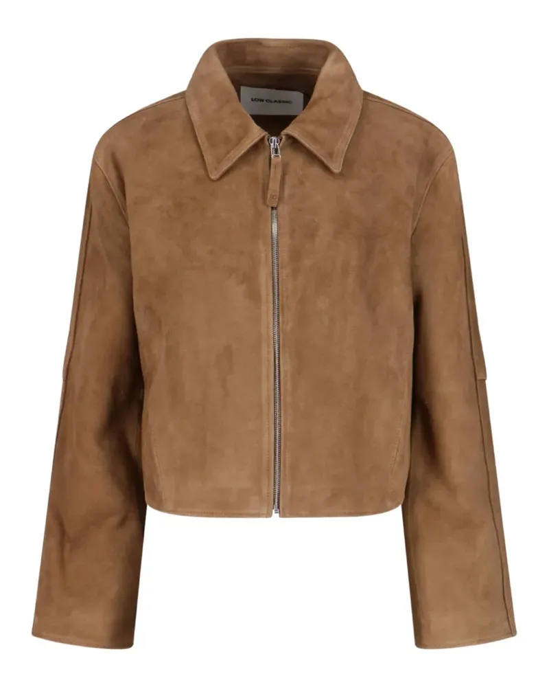 LOW CLASSIC suede jacket - Braun Braun
