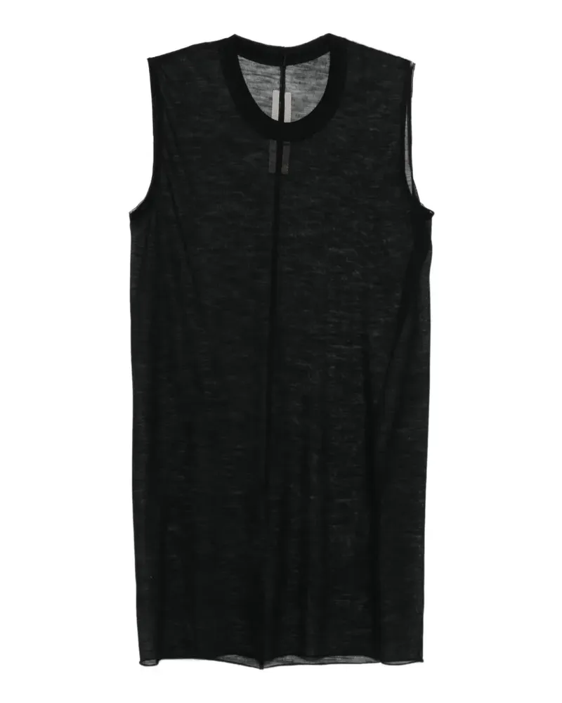 Rick Owens crew-neck tank top - Schwarz Schwarz