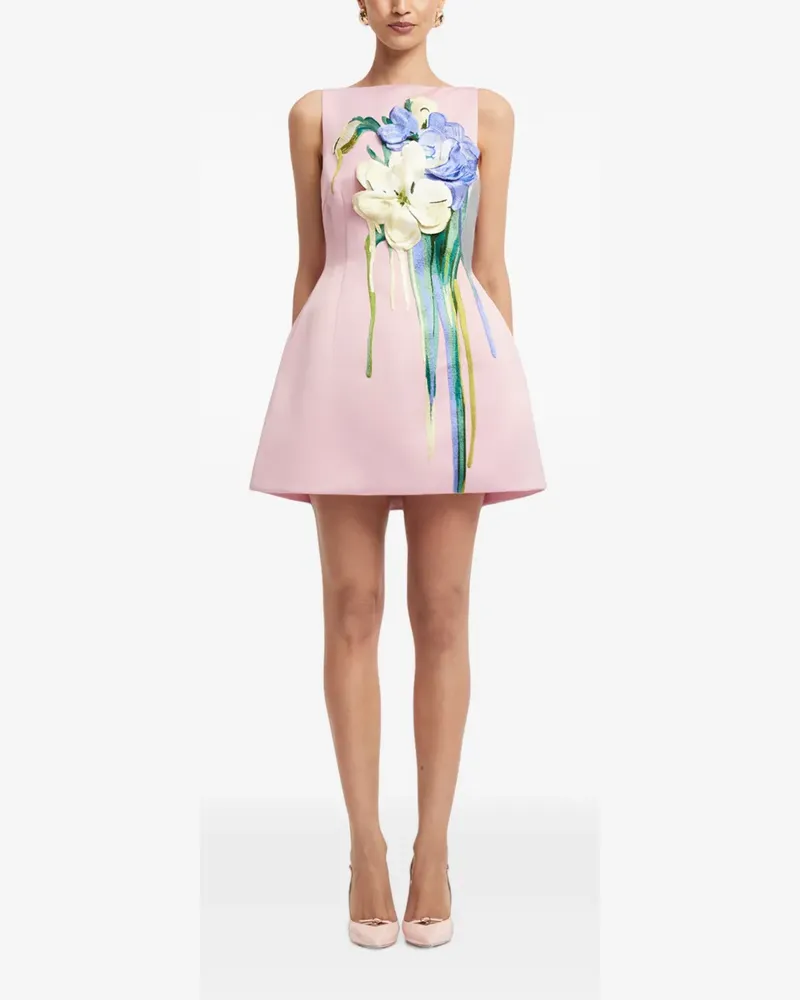 LEO LIN Ali Minikleid mit U-Boot-Ausschnitt - Rosa Rosa