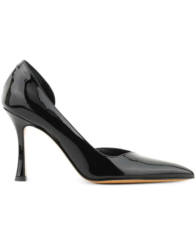 Paul Warmer Spitze D'Orsay Pumps - Schwarz Schwarz