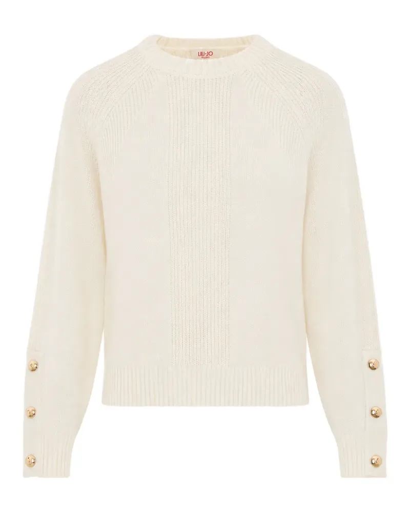 Liu Jo button-embellished sweater - Nude Nude