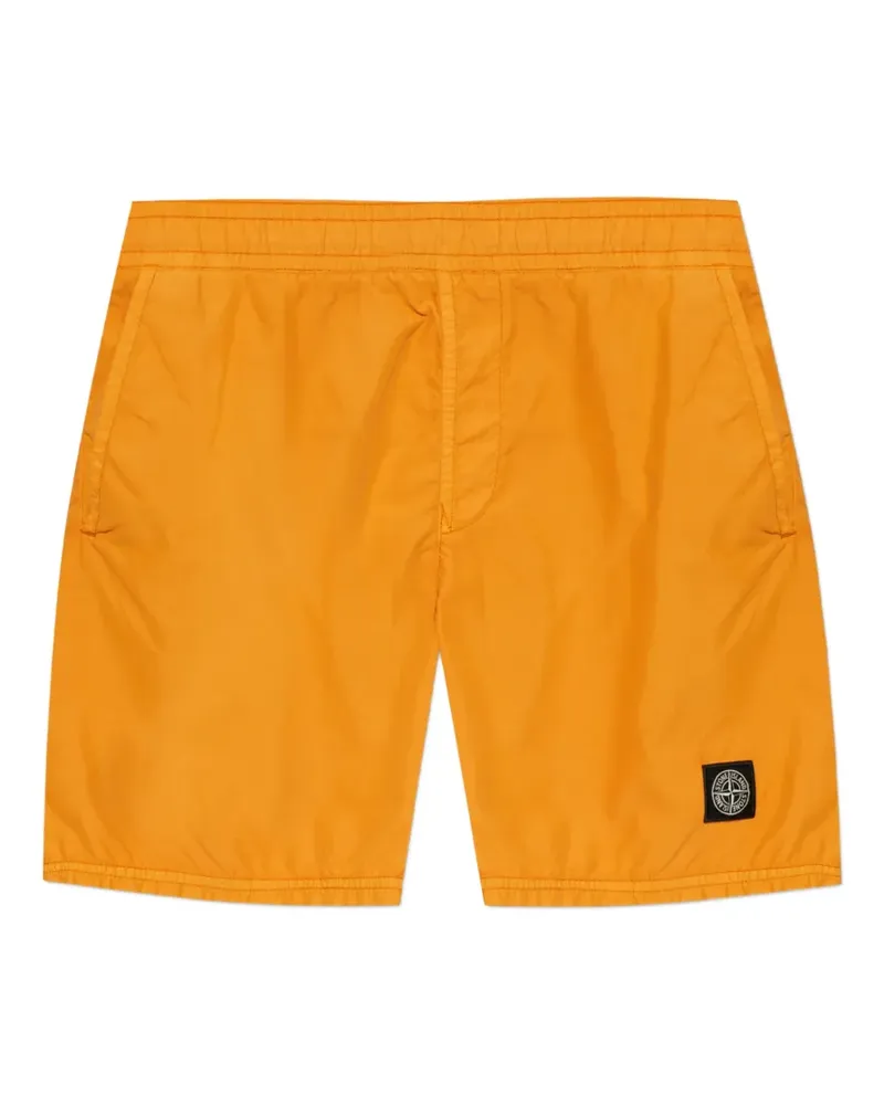 Stone Island elasticated swim shorts - Orange Orange