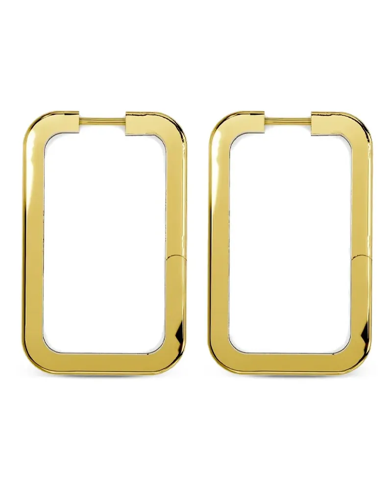 Fersera Erato rectangular earrings - Gold Gold