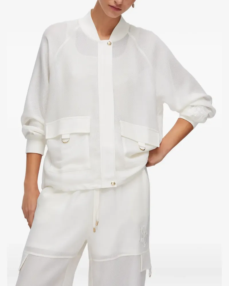 Liu Jo Bomberjacke aus Mesh - Nude Nude