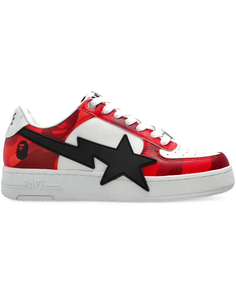BAPE Sneakers mit Stern-Patch - Rot Rot