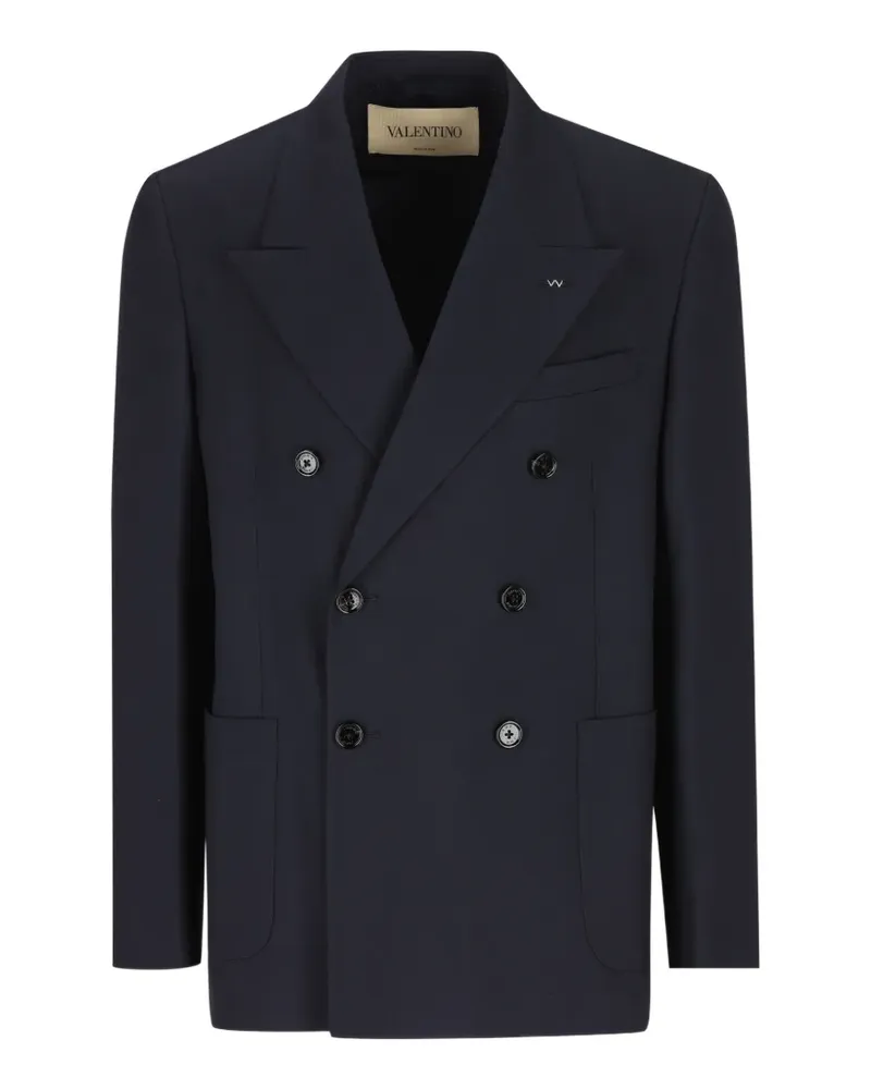 Valentino Garavani double-breasted jacket - Blau Blau