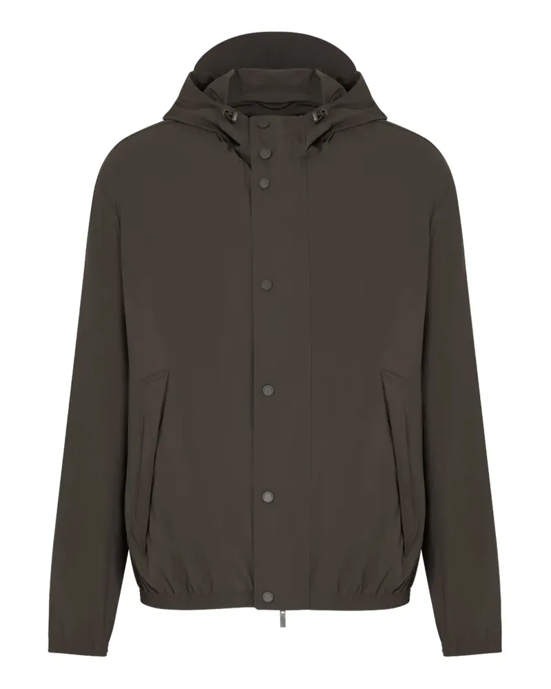 Armani Exchange Jacke mit Druckknöpfen - Braun Braun