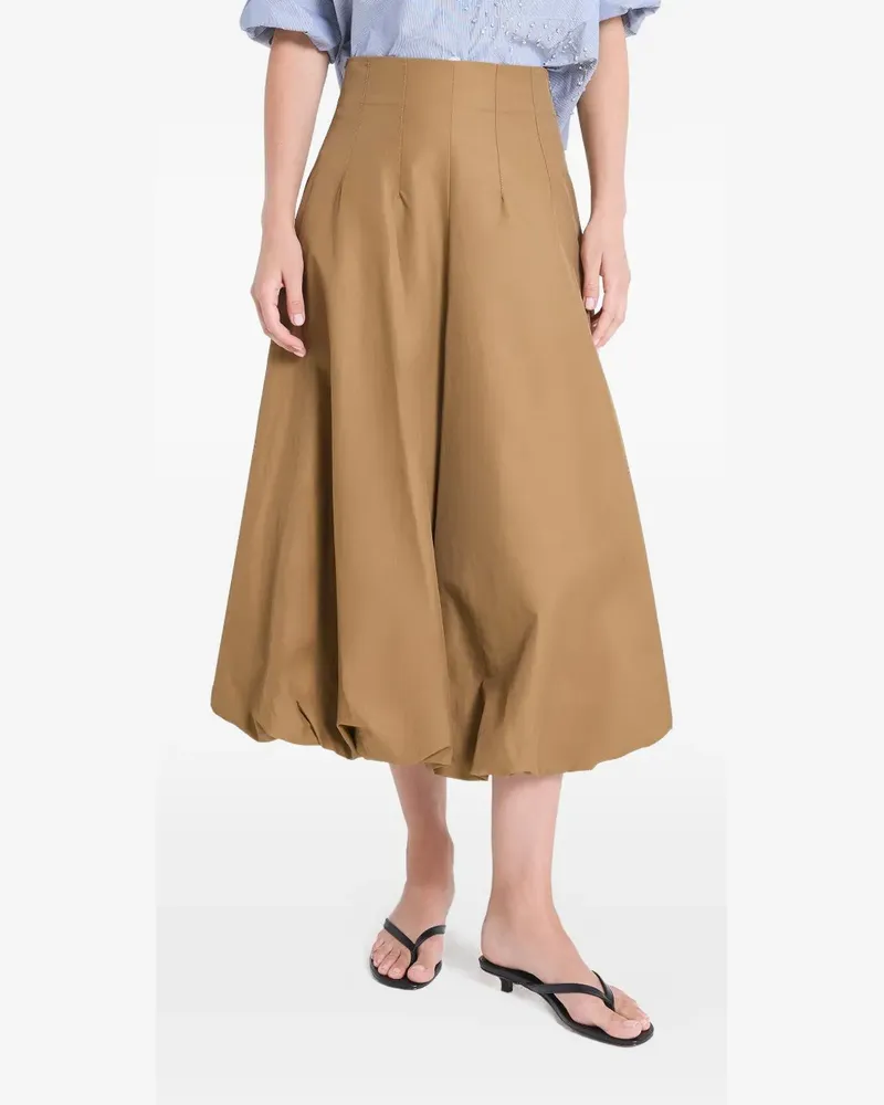 TWP flared midi skirt - Braun Braun