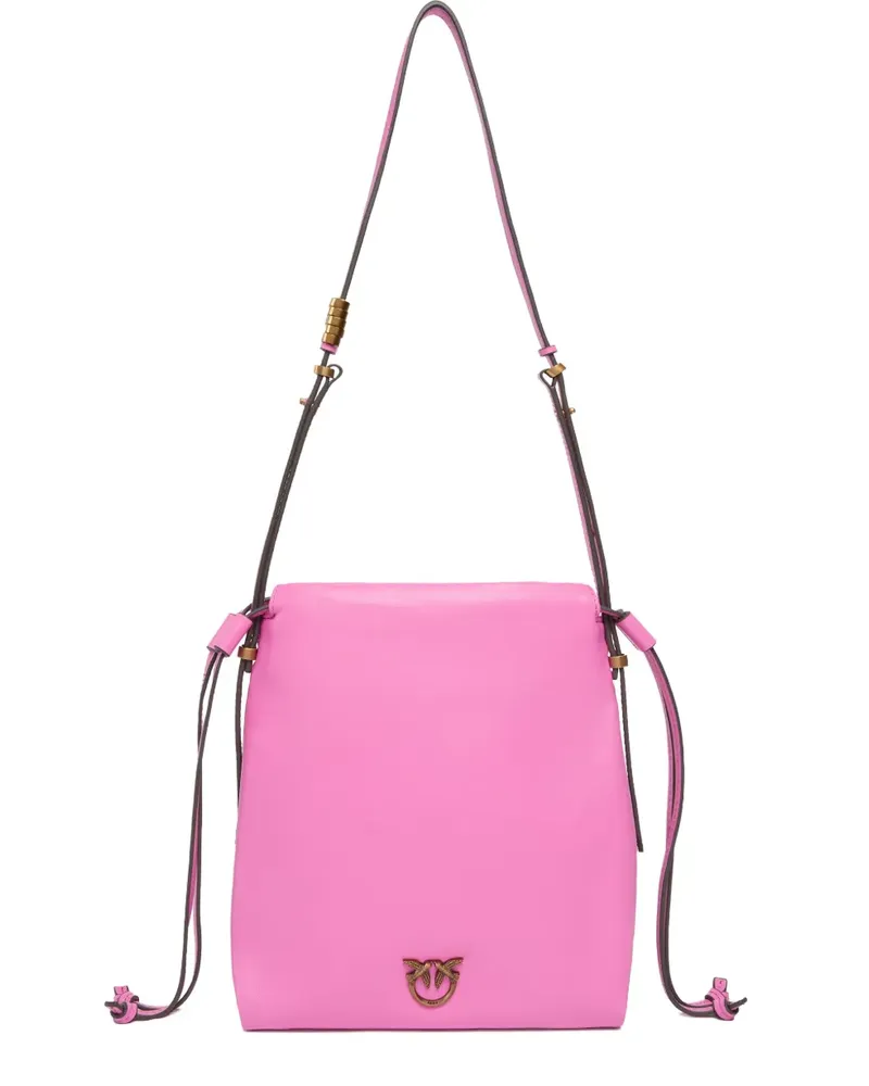 Pinko Tasche mit Love Bird-Verzierung - Rosa Rosa