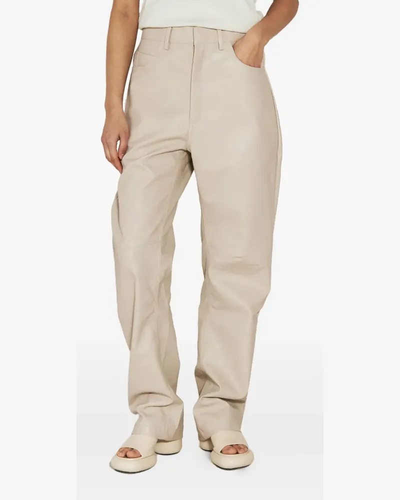 Entire Studios Hose aus Faux-Leder - Nude Nude