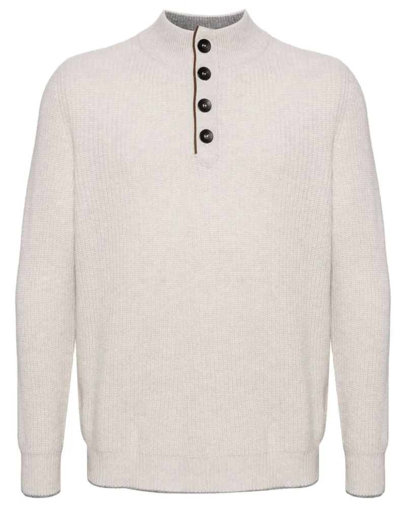 N.Peal Beauchamp Pullover - Nude Nude