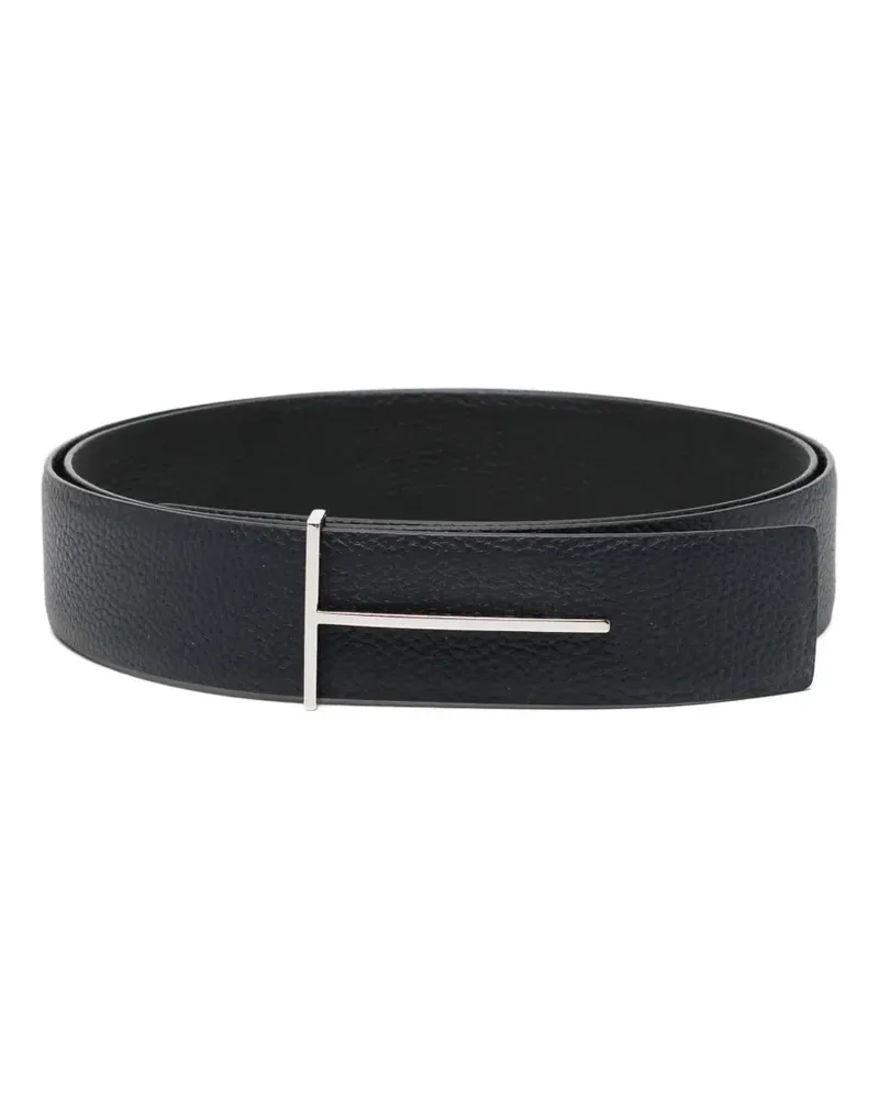 Tom Ford leather reversible belt - Blau Blau