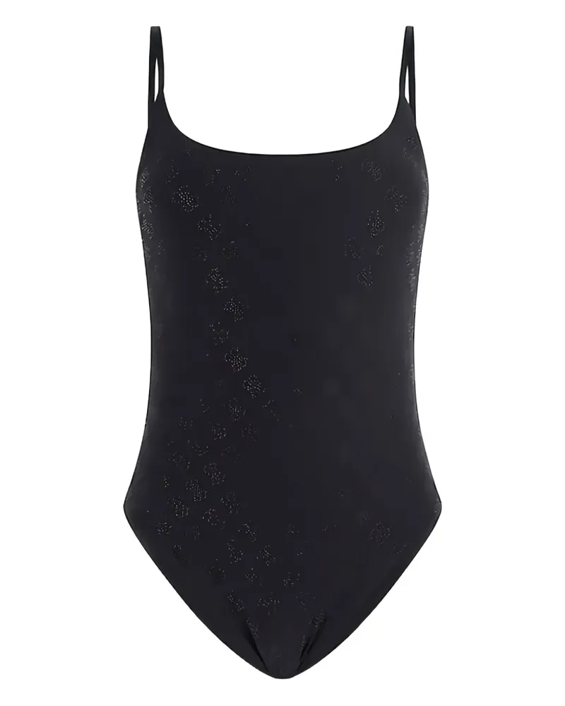 Guess Verzierter Badeanzug mit U-Ausschnitt - Schwarz Schwarz