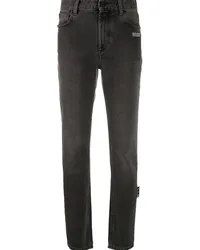 OFF-WHITE Jeans mit geradem Bein Schwarz