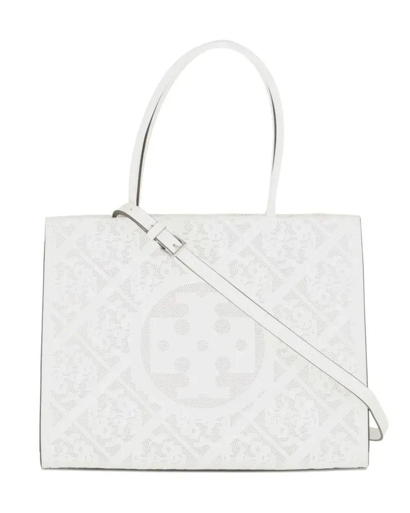Tory Burch Tote Bag mit Cut-Outs - Weiß Weiß