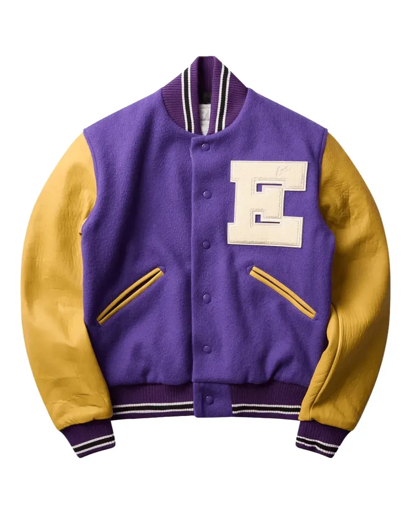 ERL Bomberjacke mit Patch-Detail - Violett Violett