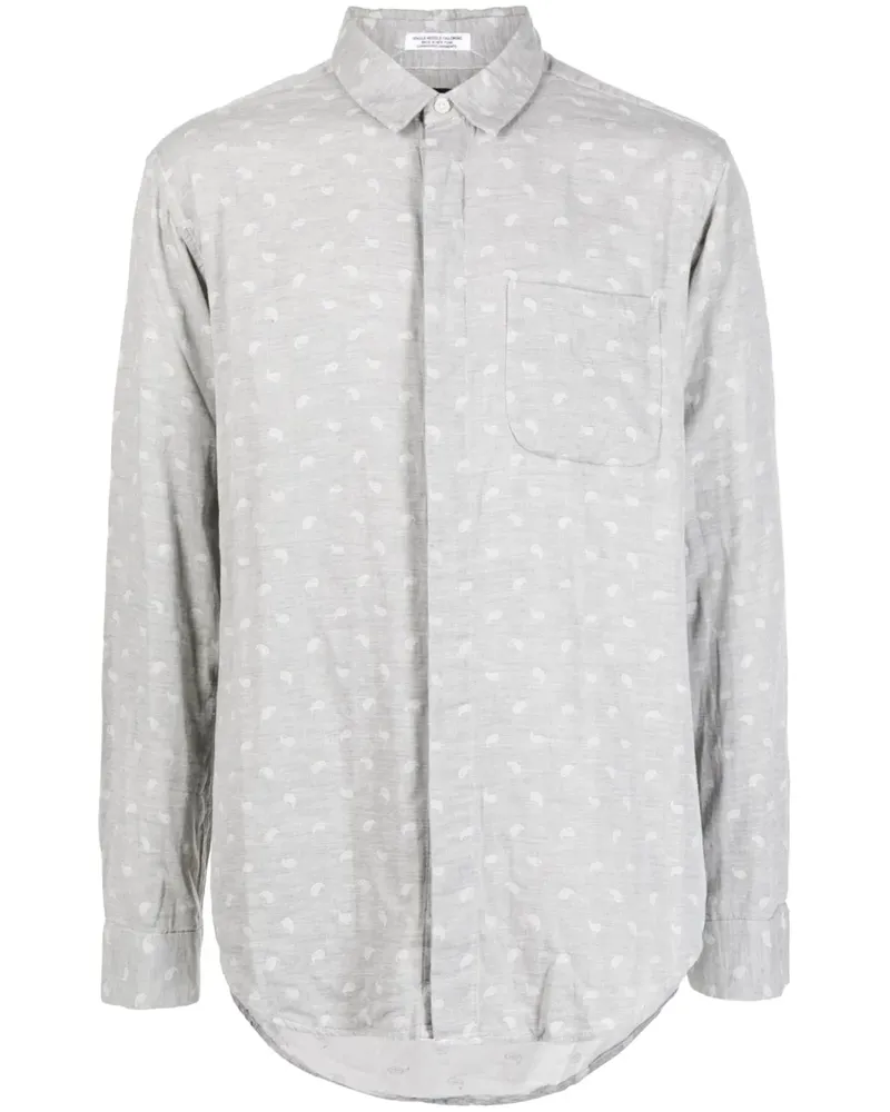 Engineered Garments Hemd mit Paisleymuster - Grau Grau