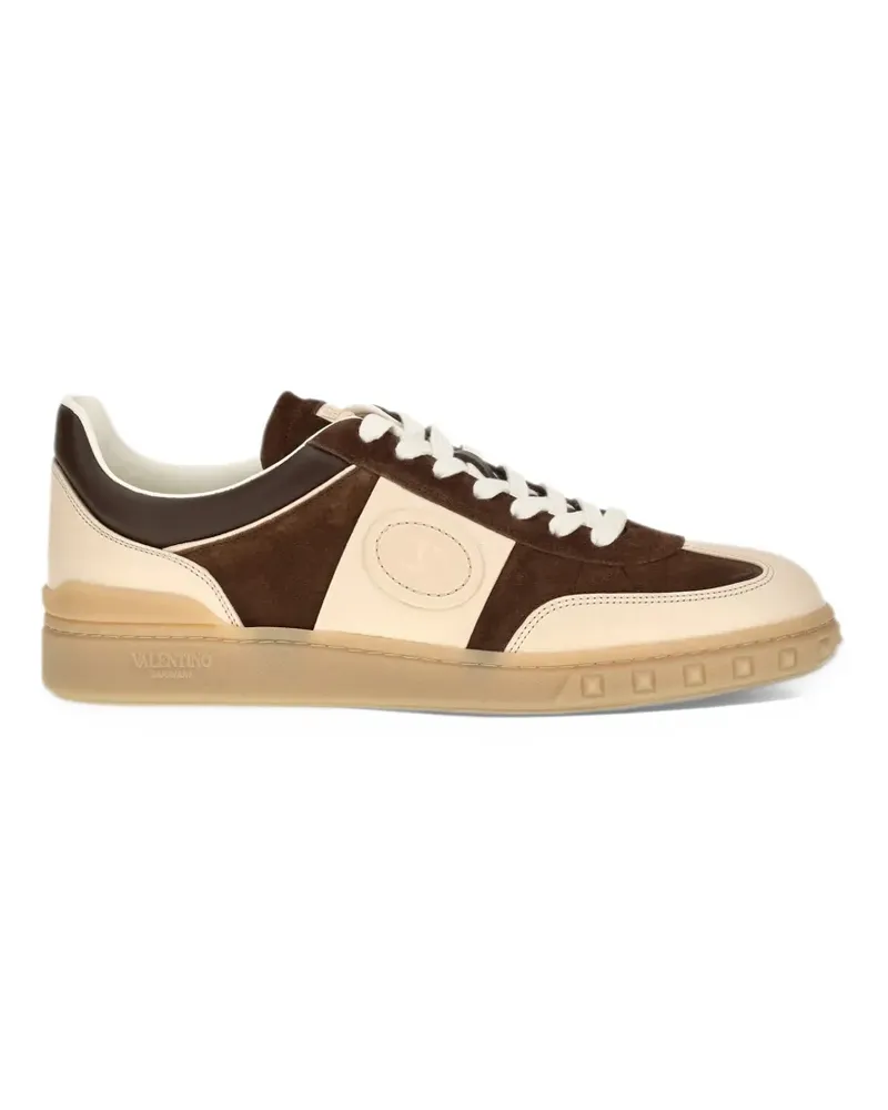 Valentino Garavani VLogo Signature panelled sneakers - Braun Braun