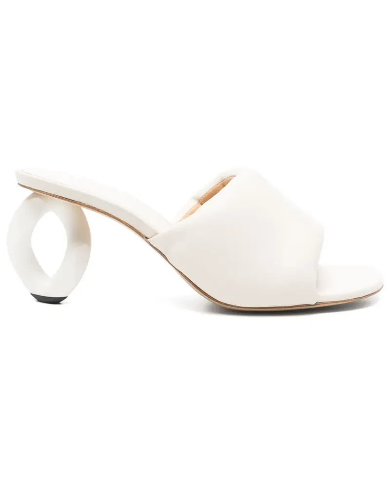 J.W.Anderson Mules mit Kettendetail 70mm - Nude Nude