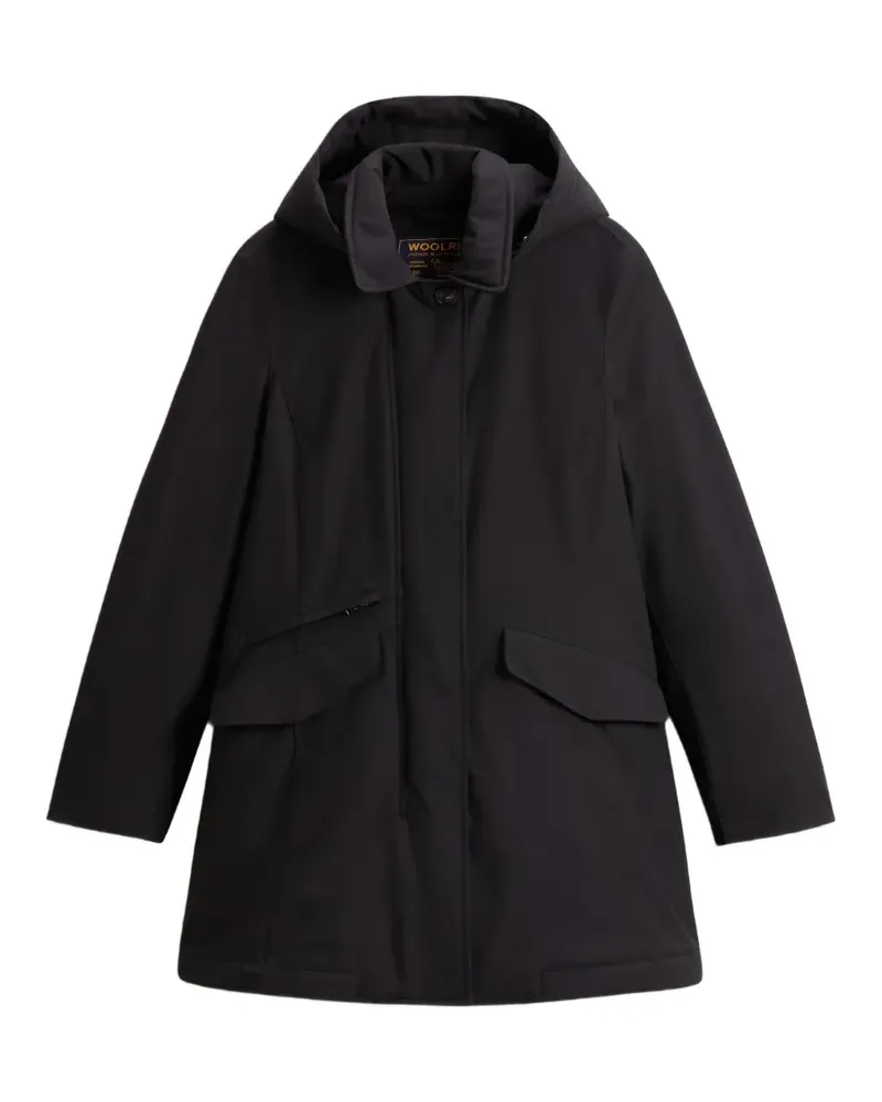 Woolrich Mantel mit abnehmbarer Kapuze - Schwarz Schwarz
