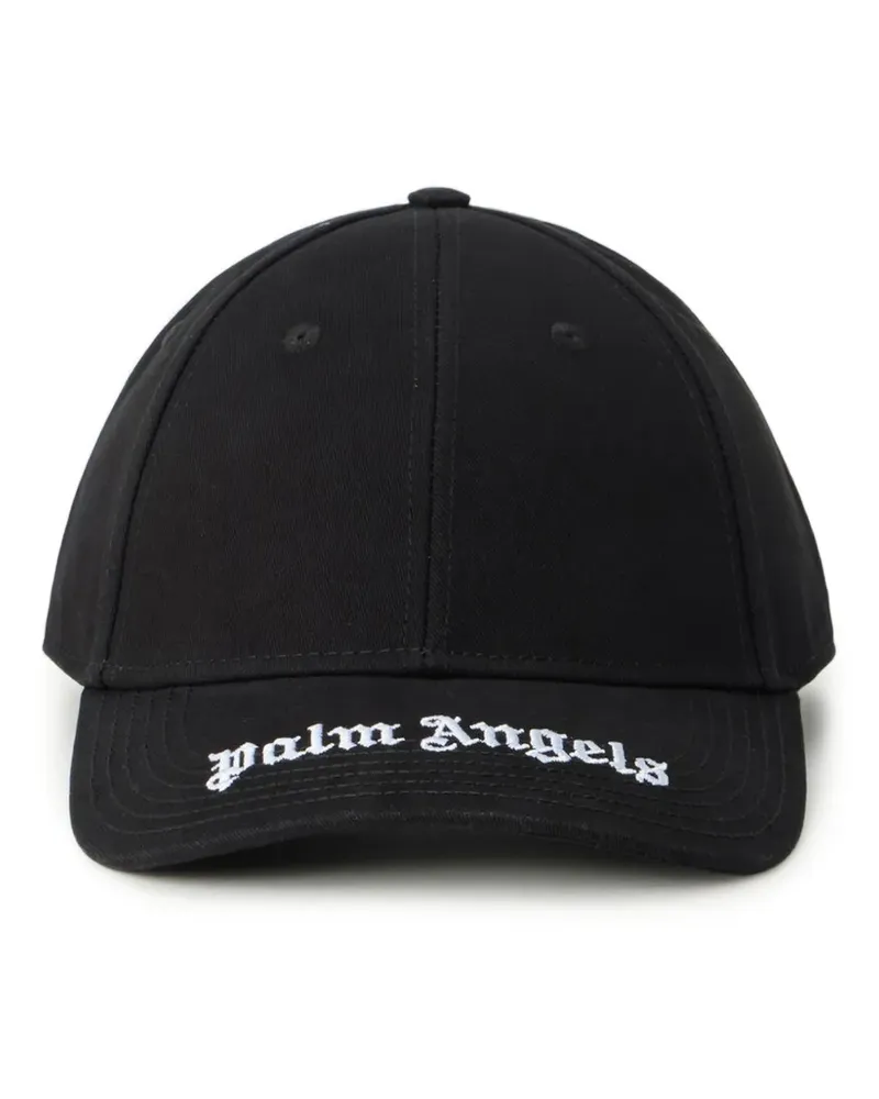 Palm Angels Baseballkappe mit Logo-Stickerei - Schwarz Schwarz