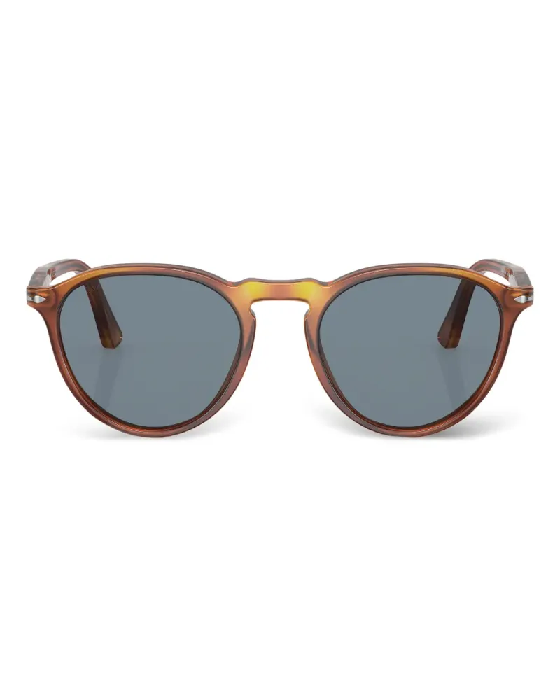 Persol Sonnenbrille mit rundem Gestell - Braun Braun