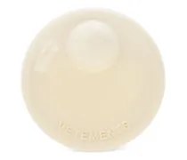 Brosche mit Logo-Prägung - Nude